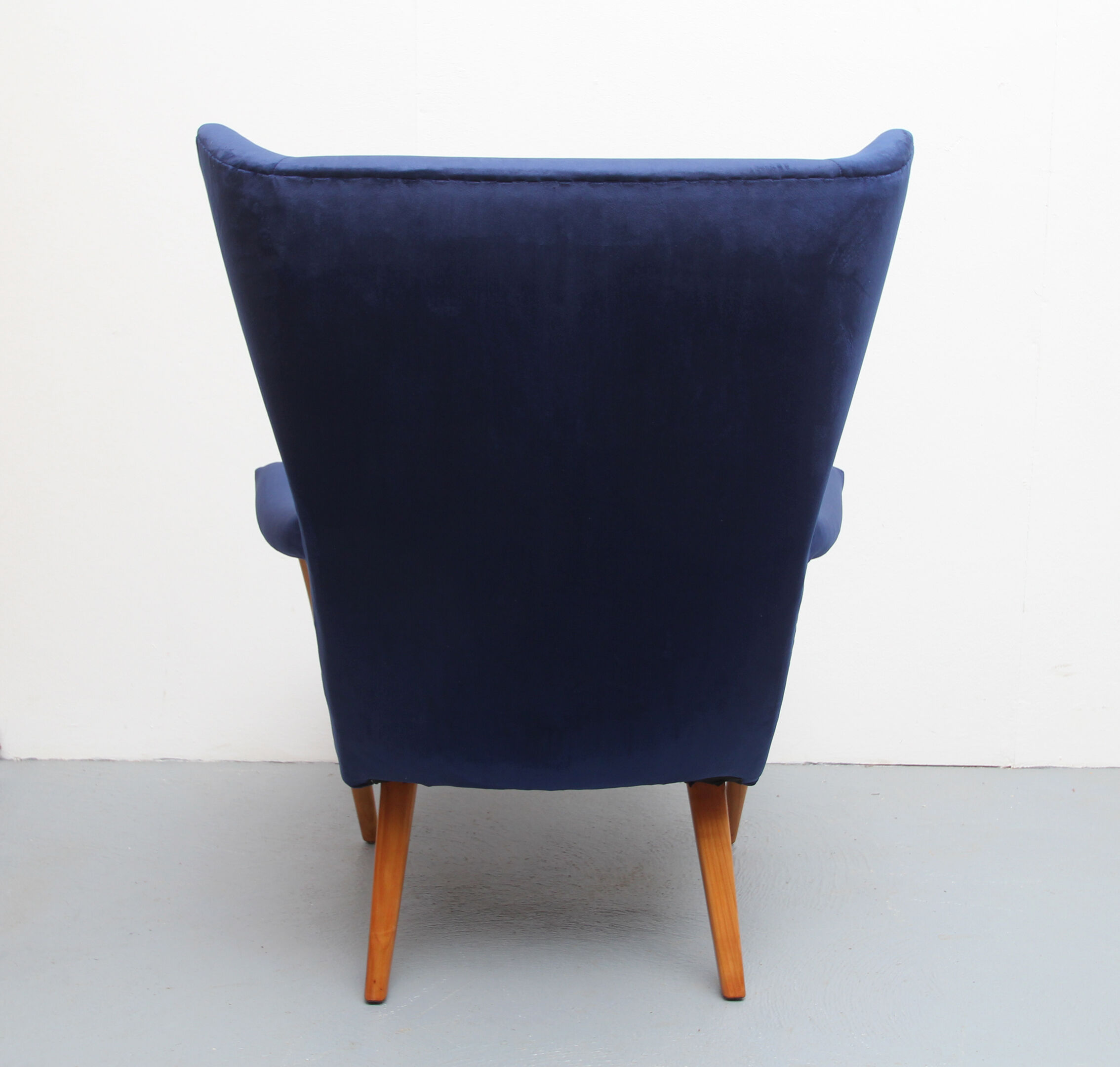 1950s highjack chair with stool, completely restored