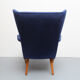 1950s highjack chair with stool, completely restored