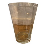 Vase en cristal facetté