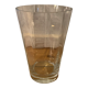 Faceted crystal vase