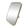 Barber brass mirror