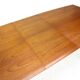 Narrow 1960s Danish Extending Table In Teak By Arne Hovmand Olsen