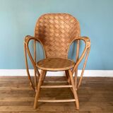 Chestnut armchair called “Le Corbusier”