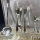Louis XV style silver plated metal cutlery set