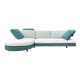 1980s B&b Italia Antonio Citterio Sity Sofa Sectional in Green and Eggshell