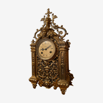 Ancient golden clock