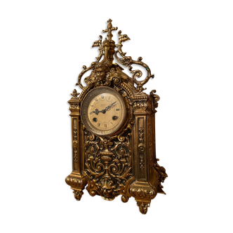 Ancient golden clock