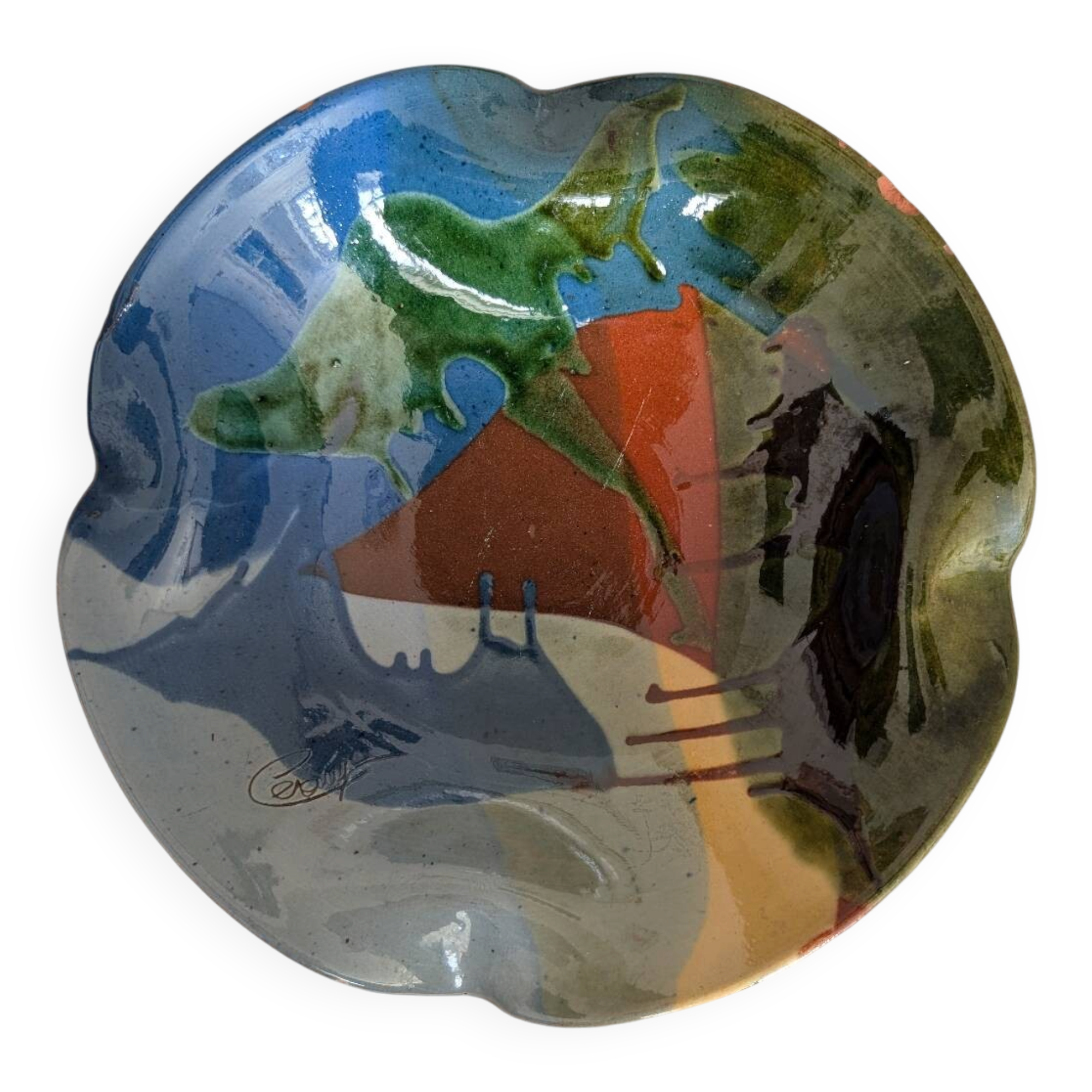 Plat céramique