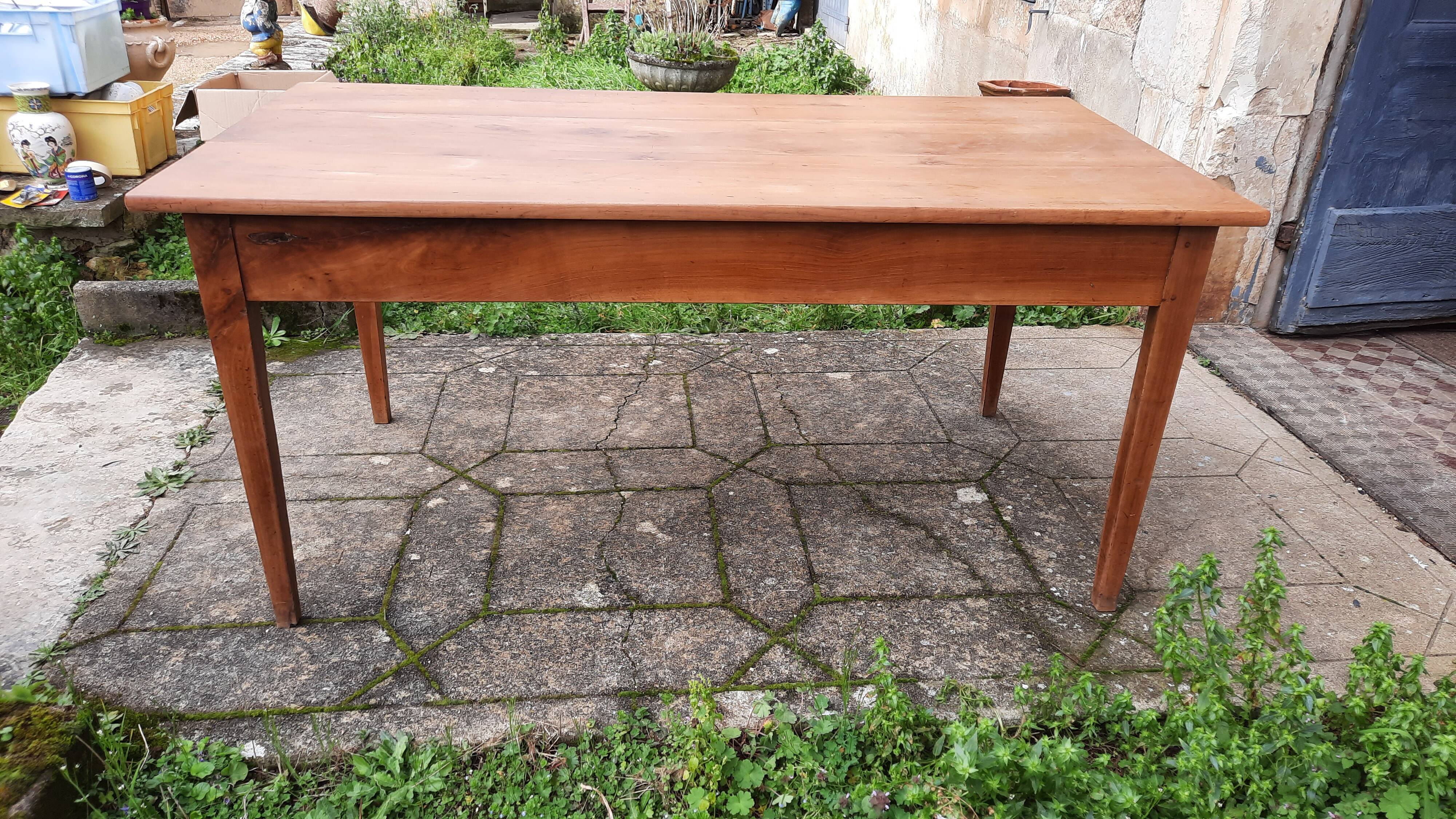 Cherry farm table