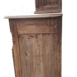 Provencal furniture in finely carved light walnut with wrought ironwork