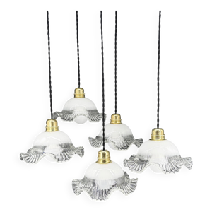 Lot de 5 suspensions - fleur