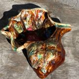 Vintage ceramic seashell trinket tray from Vallauris, 20/17 cm