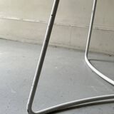 White metal bikini mesh design chair