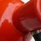 Articulated desk lamp, red, vintage 70s