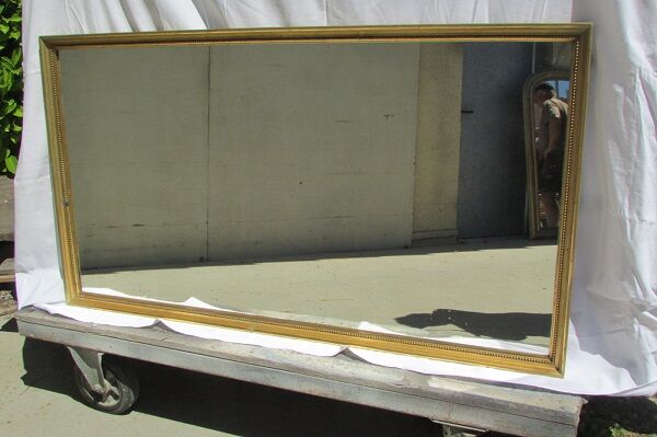 Golden mirror  135x75 cm