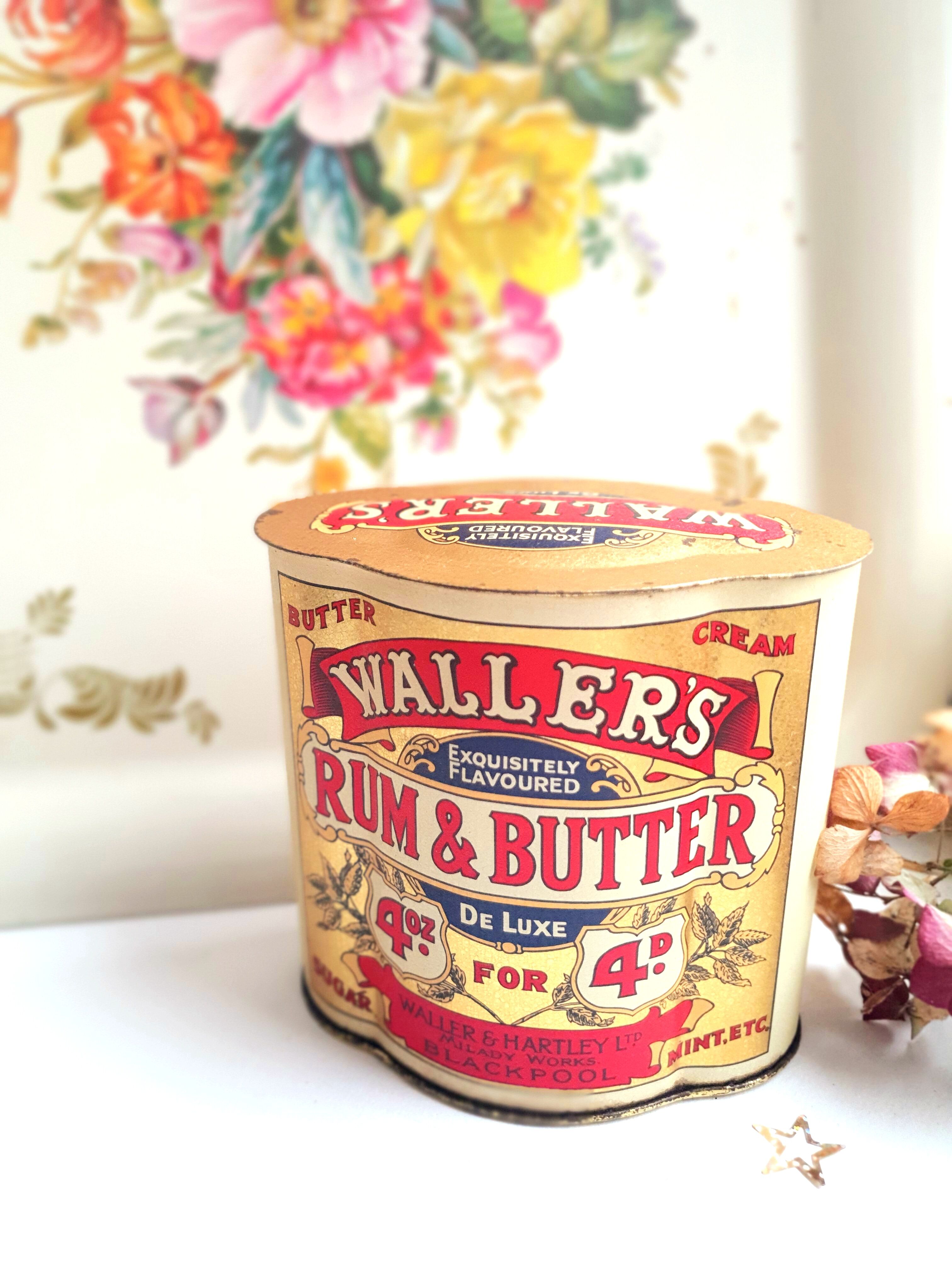 Wallers rum & butter iron box