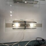 Glass Wall Sconces Set of 3 by Arte, Italy, 1970s