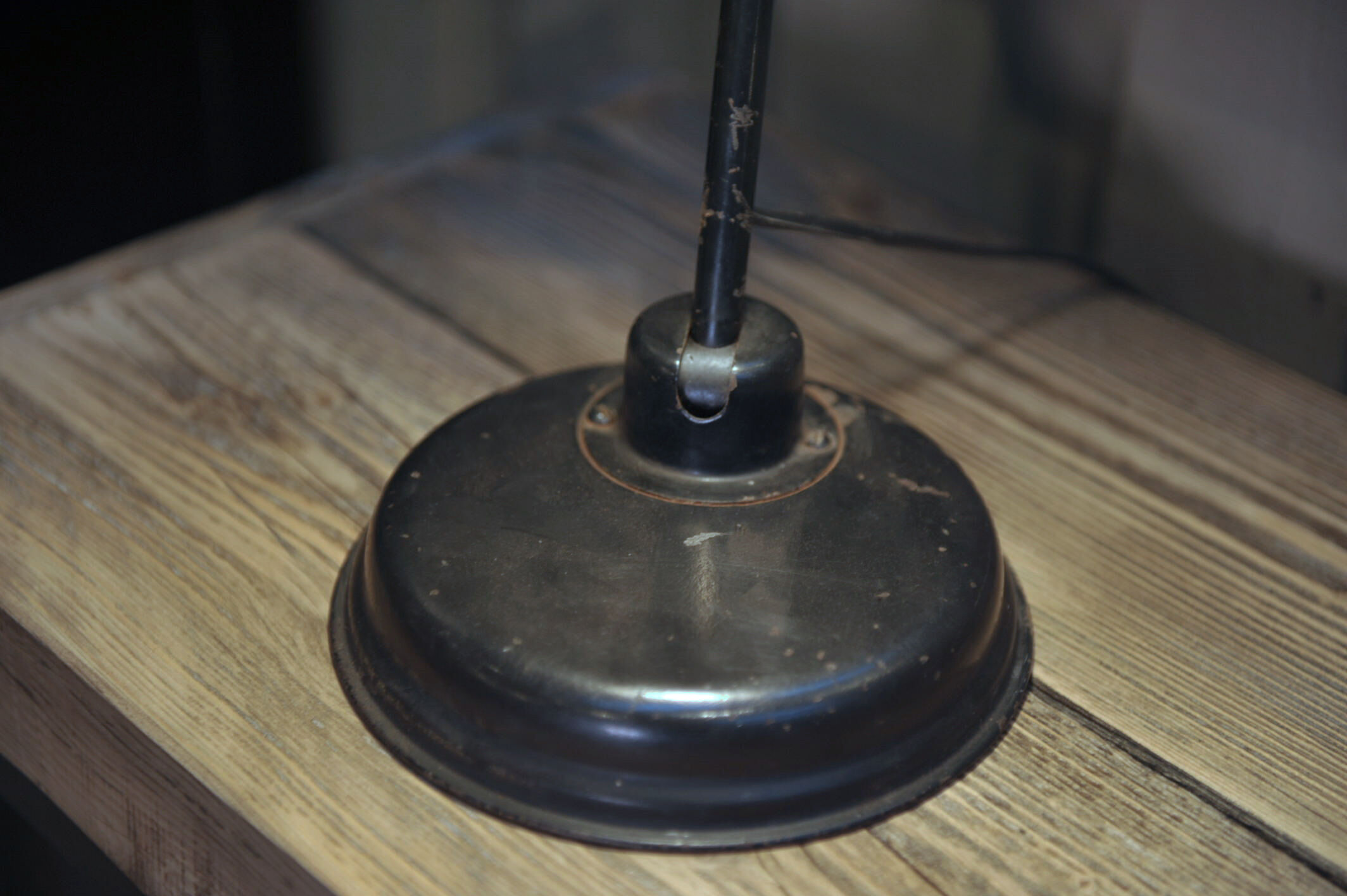 Old articulated office lamp 1950