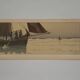 Lithographie par Henri Rivière La Féérie des Heures - Le Calme plat