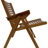 Ensemble vintage de quatre chaises pliantes Rex en contreplaqué, design Niko Kralj, 1950