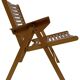 Ensemble vintage de quatre chaises pliantes Rex en contreplaqué, design Niko Kralj, 1950