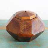 Octagonal art deco wooden box