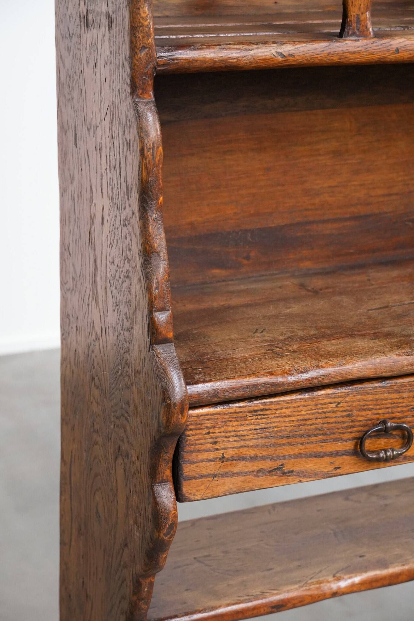 Spanish farmhouse wooden kitchen cabinet from the early 20th century