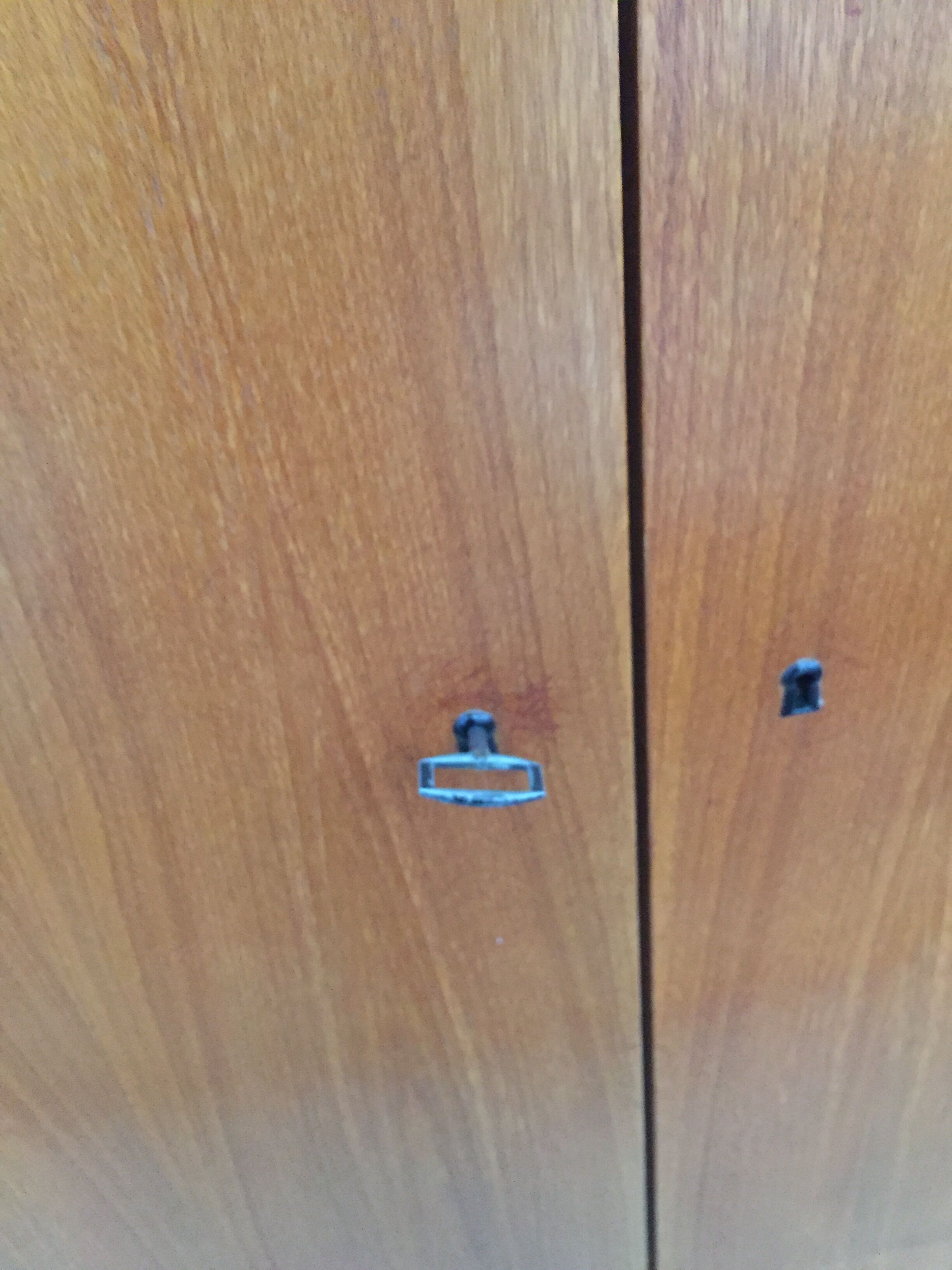 1960 plating chrome legs teak Cabinet