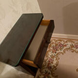 Art Deco bedroom set in walnut burl and marble