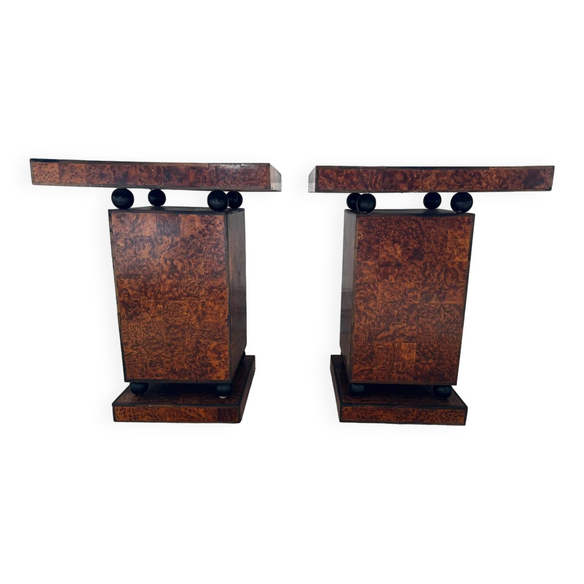 Marquetry side table