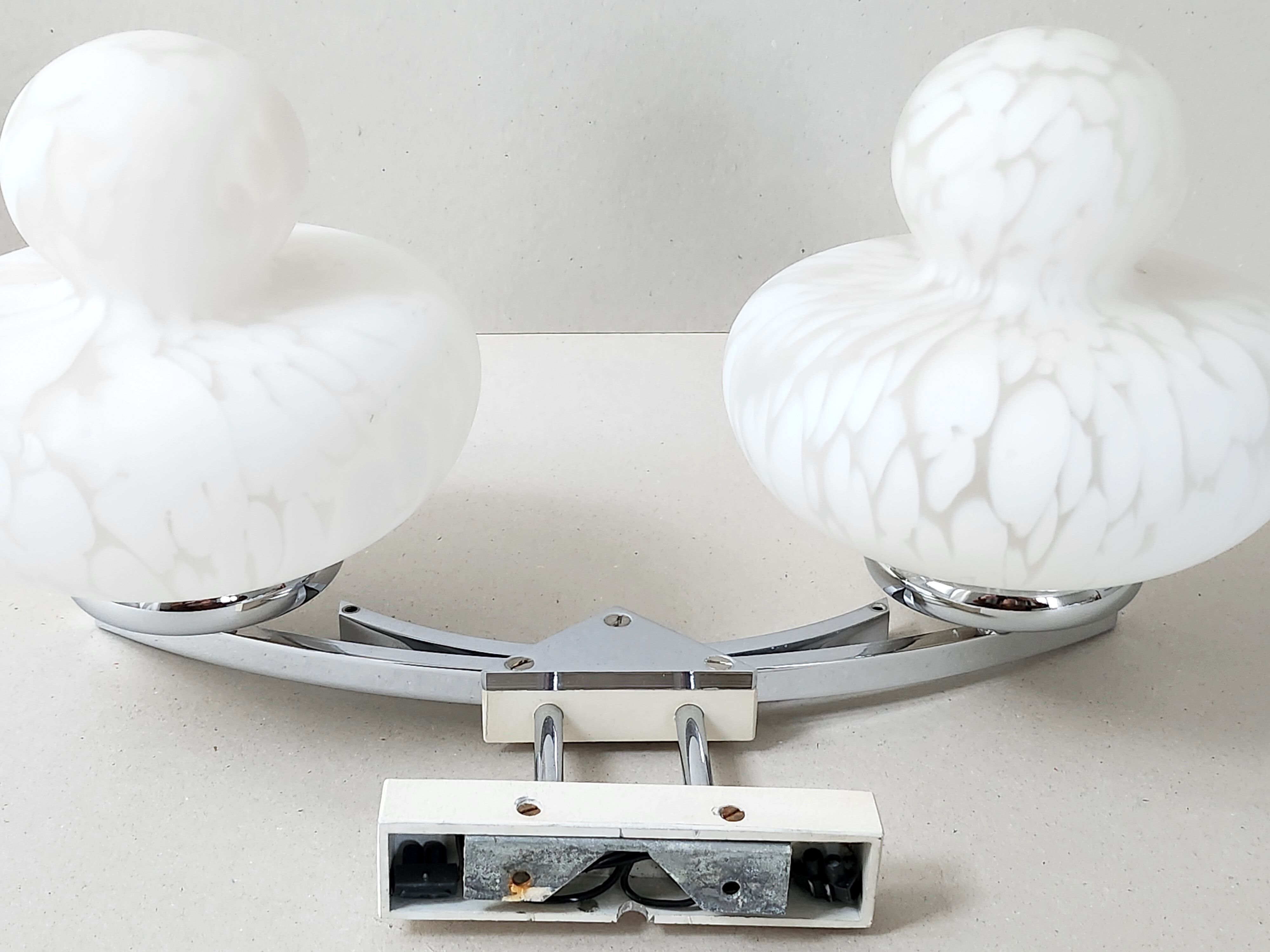 Vintage wall lamp 1970 space age