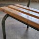 Banc d'école maternelle enfant fabrication 1950