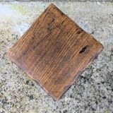 Brutalist Stool 60s 70s Mid Century Treated Countryside Mountain