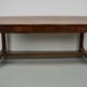 Rustic Dining Table in Oak and Elm from the Early 20th Century
