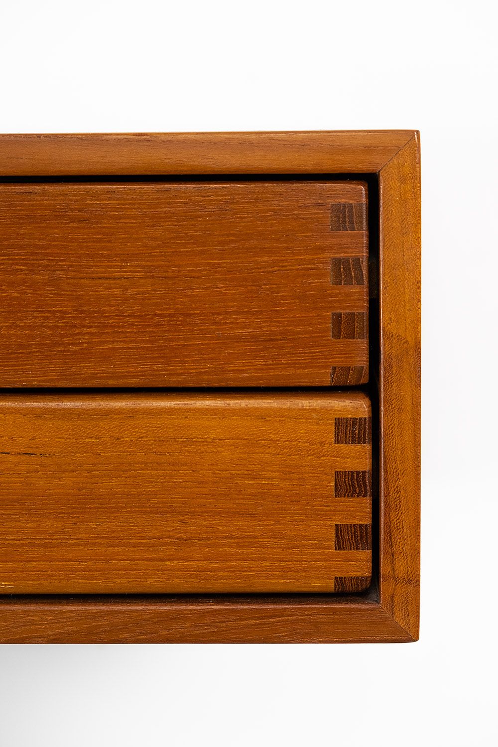 Console murale en teck par Kai Kristiansen pour Aksel Kjersgaard années 1960