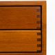 Console murale en teck par Kai Kristiansen pour Aksel Kjersgaard années 1960