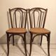 Lot de 4 chaises bistrot 1900 par J et J Kohn modèle 462