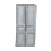 Paire de porte de placard en sapin anciennes