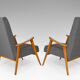 Pair of Scandinavian armchairs, Mid-Century