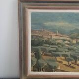 École moderne du xxe siècle - huile sur toile - 54,5 x 65,5 cm