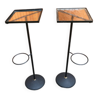 pair of iron saddles 1950