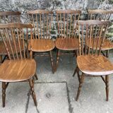 Set of 6 Floride Baumann chairs