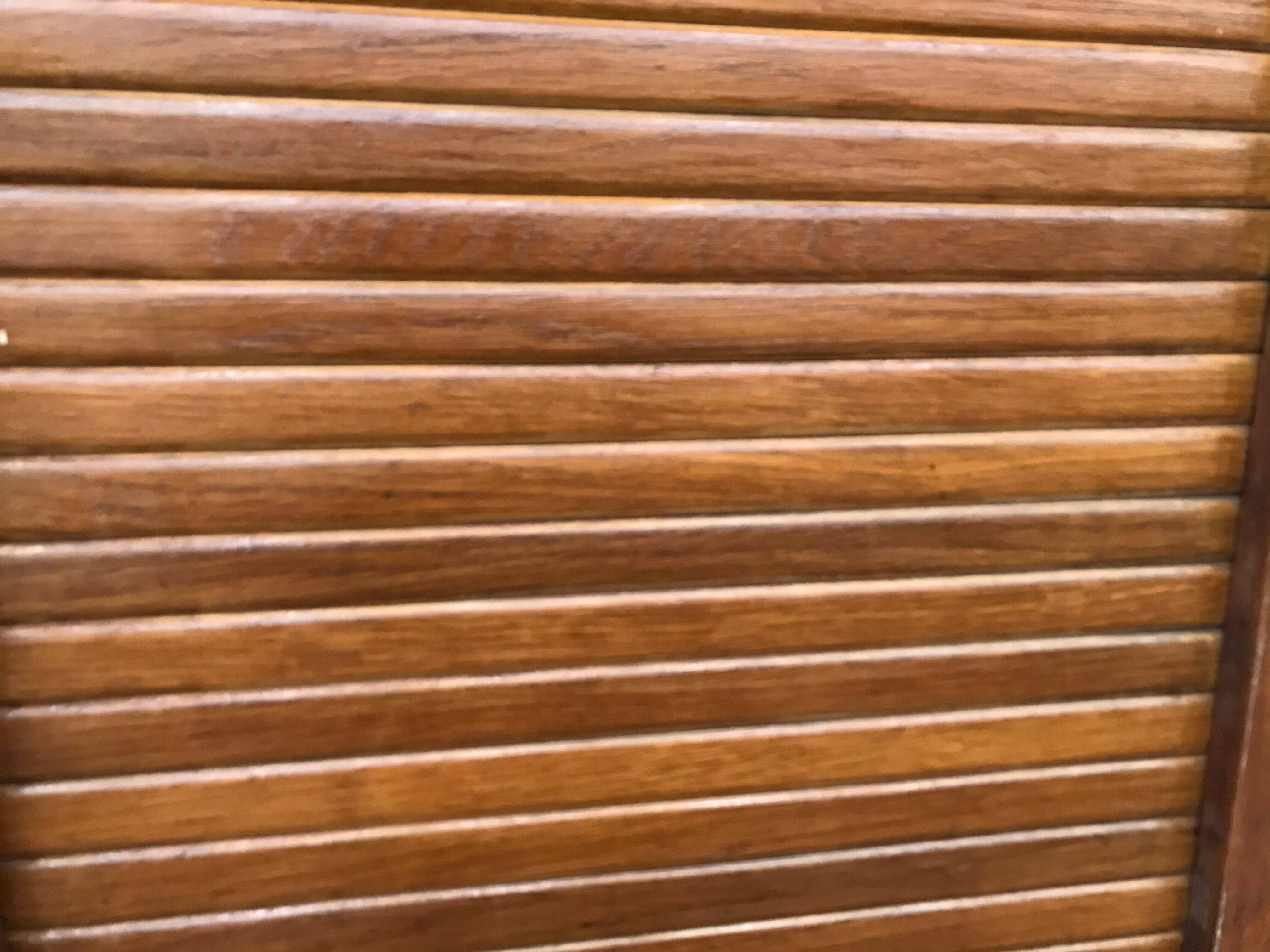 Simple oak filing cabinet 1950