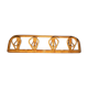 Portemanteaux osier rotin 4 portants