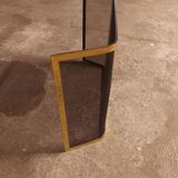 Chimney fire screen, vintage brass