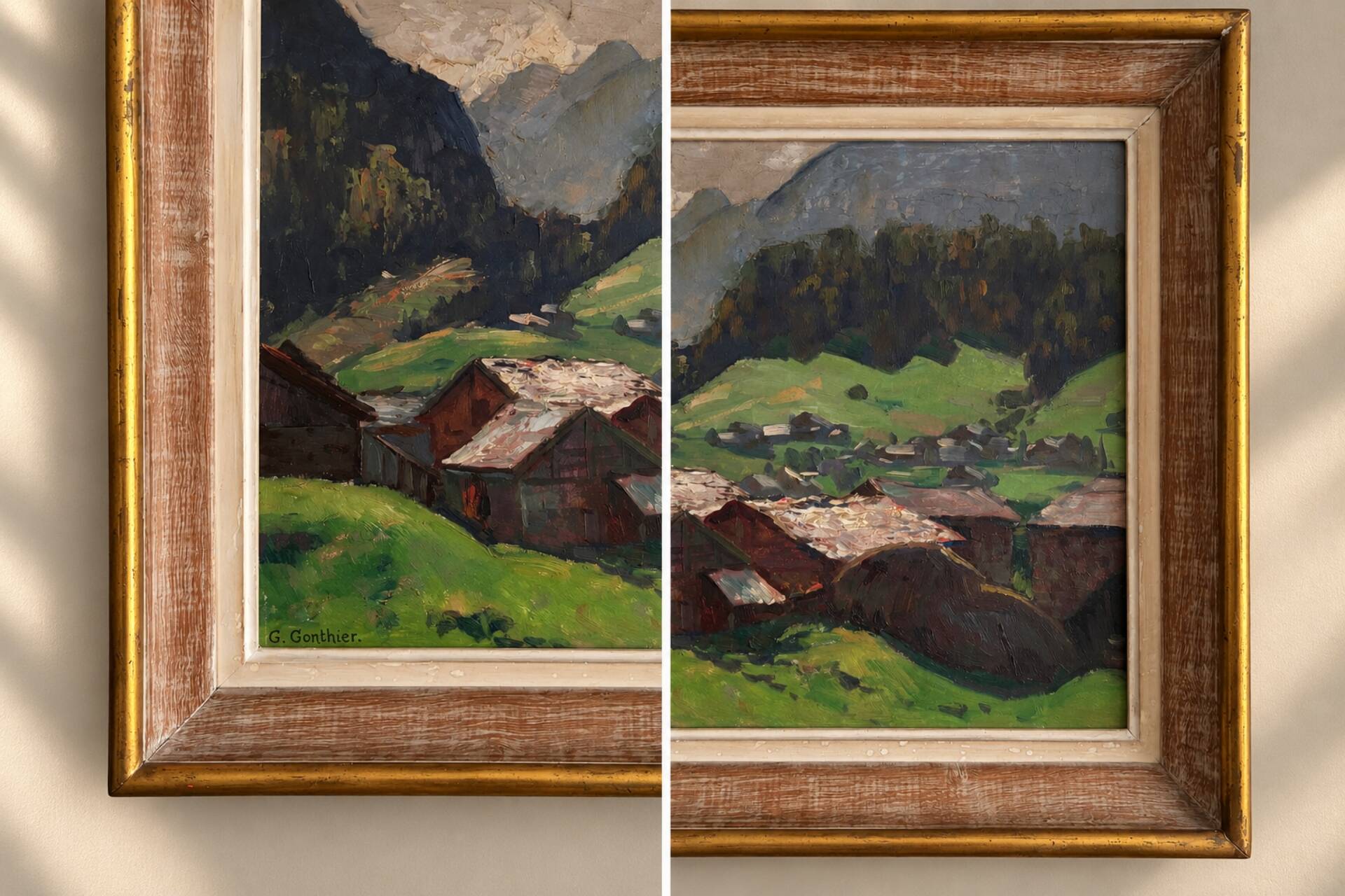 Village de Savoie - Georges Gonthier, XXe