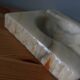 Marble or alabaster ashtray