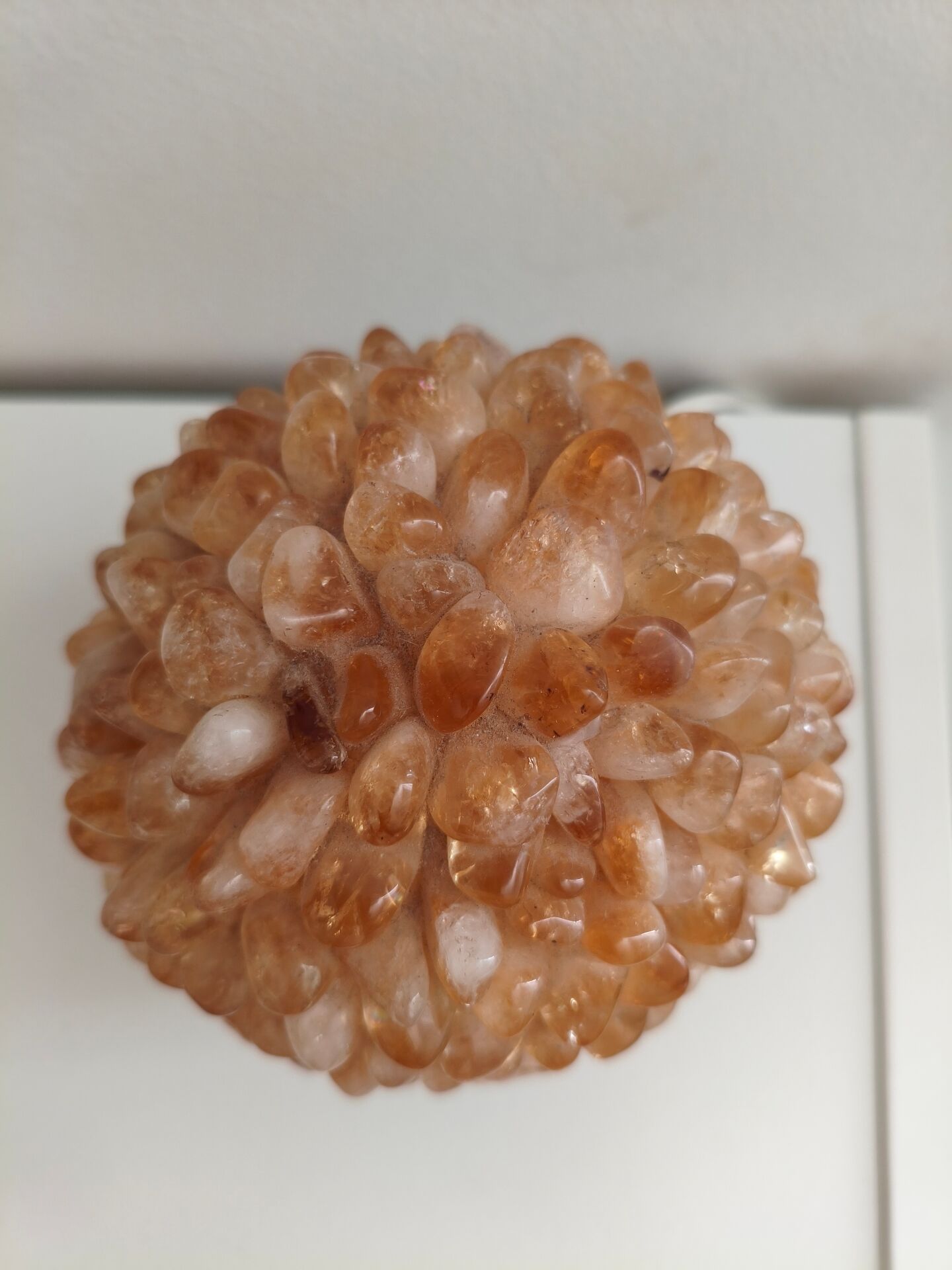 Citrine quartz ambient lamp