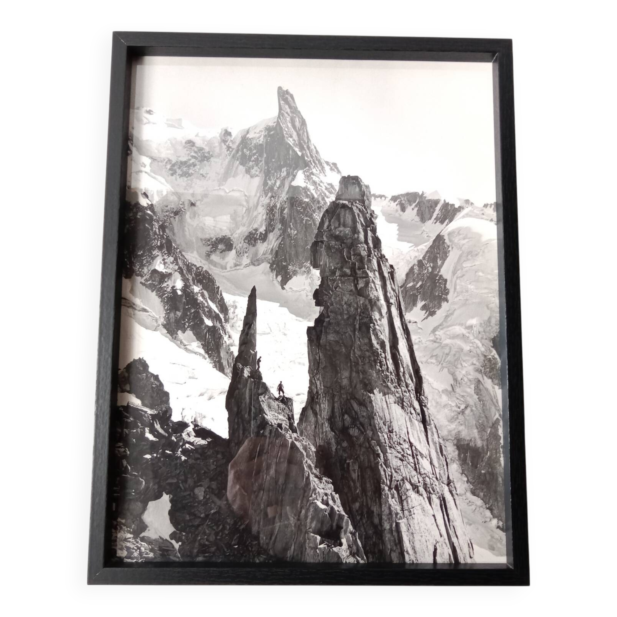 Mont-Blanc Mountain original photograph 1950 Pierre Tairraz