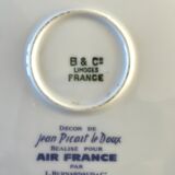 6 Bernardaud plates for Air France